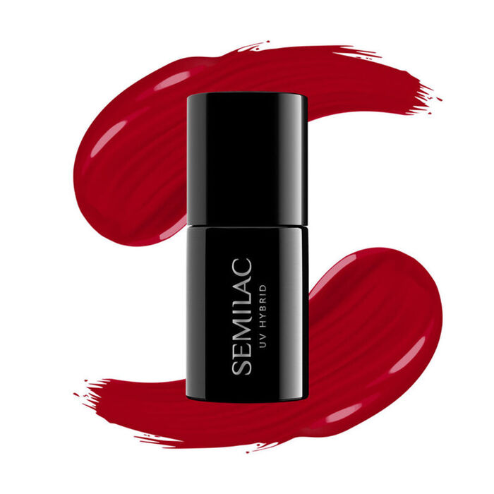 Semilac Ημιμόνιμο Βερνίκι 027 Intense Red 7ml