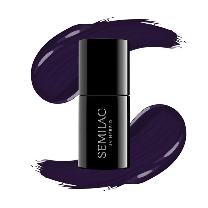 Semilac Uv Hybrid 100 Black Purple 7ml