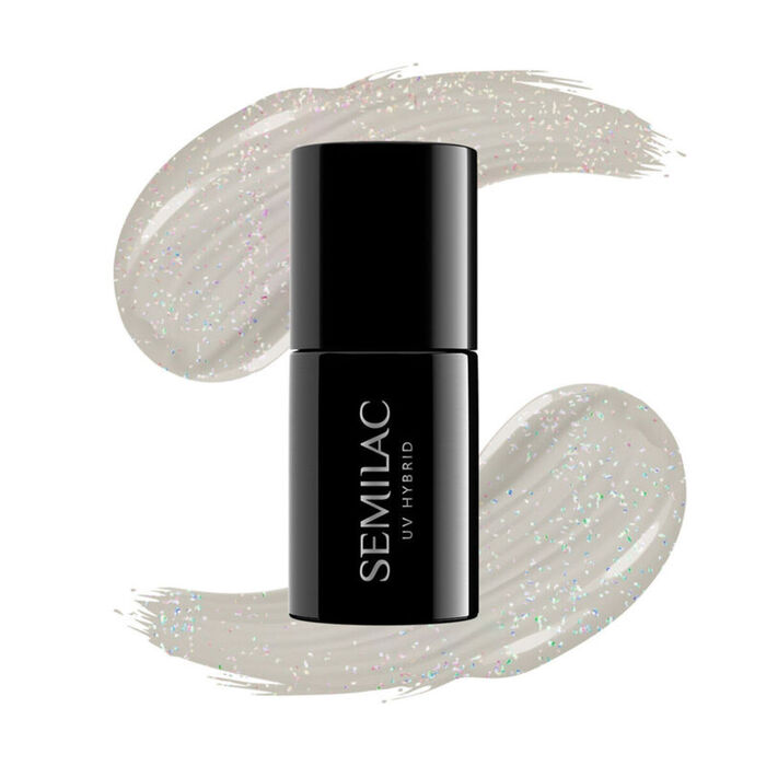 Semilac Ημιμόνιμο Βερνίκι 328 Chilled Beige Shimmer 7ml