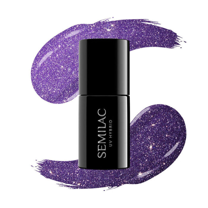 Semilac Uv Hybrid 329 Magnetic Glow Cat Eye Brave Violet 7ml