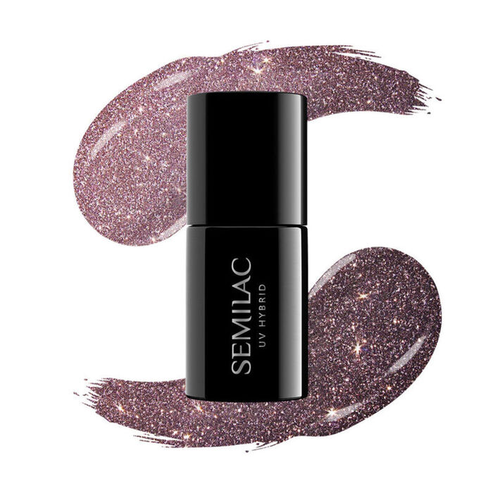 Semilac Ημιμόνιμο Βερνίκι Magnetic Glow Cat Eye 332 Pink My Dust 7ml