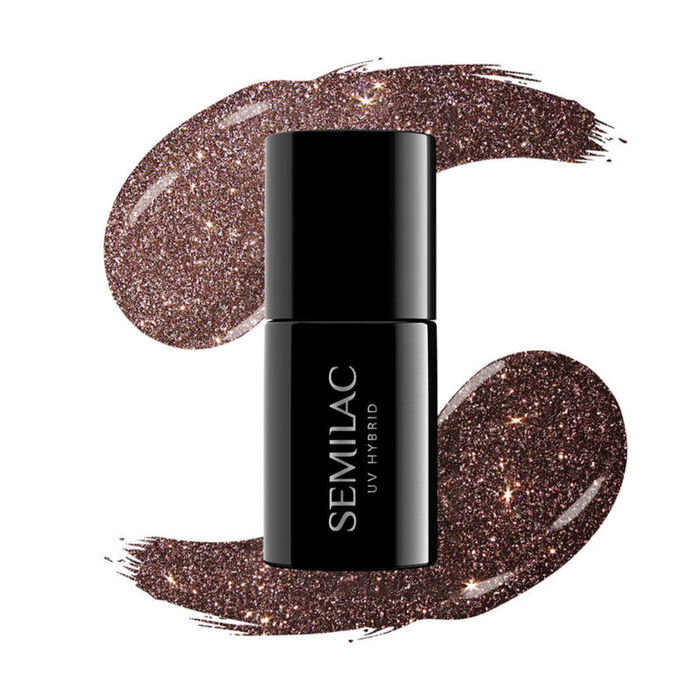 Semilac Uv Hybrid Magnetic Glow Cat Eye 333 Shine Brown 7ml