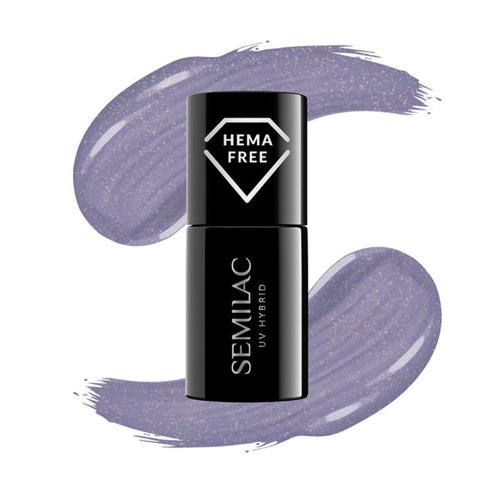 Semilac Ημιμόνιμο Βερνίκι Hema Free 379 Shimmer Stone Saphire 7ml