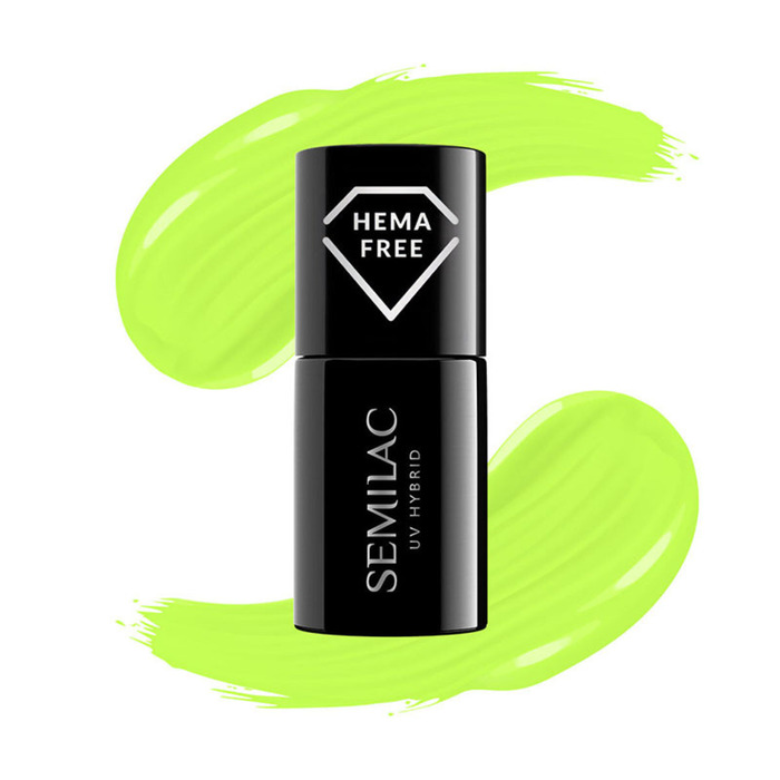 Semilac Ημιμόνιμο Βερνίκι Hema Free 440 Energetic Lime 7ml