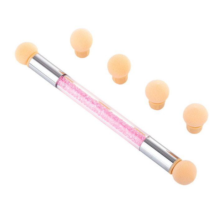 UpLac Double Sided Sponge Ombre Brush Zirgon Pink 