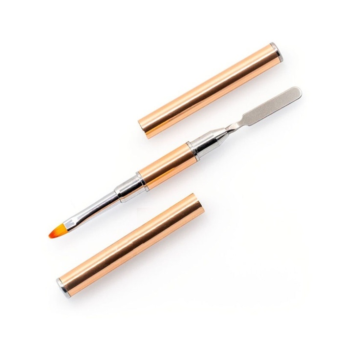 UpLac Poly Brush Tool 2-1 Oval Rose Gold