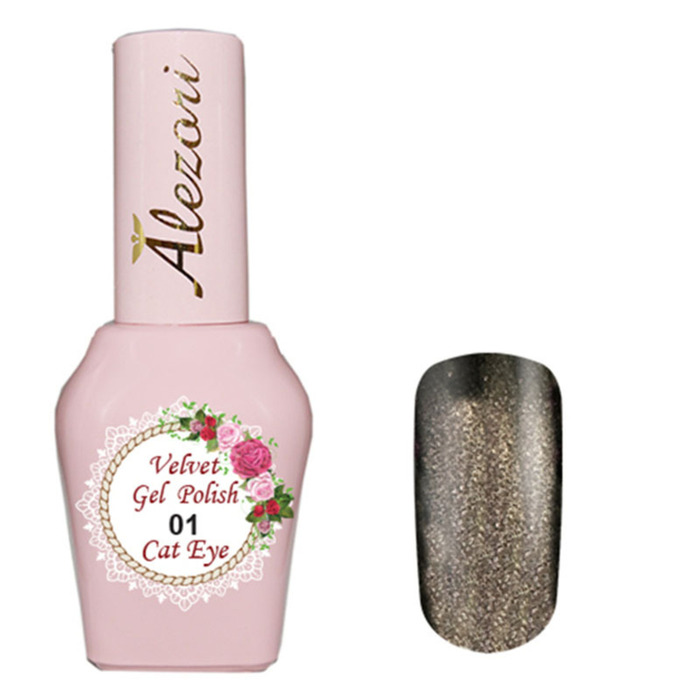 Alezori Gel Polish Cat Eye Velvet 01   15ml