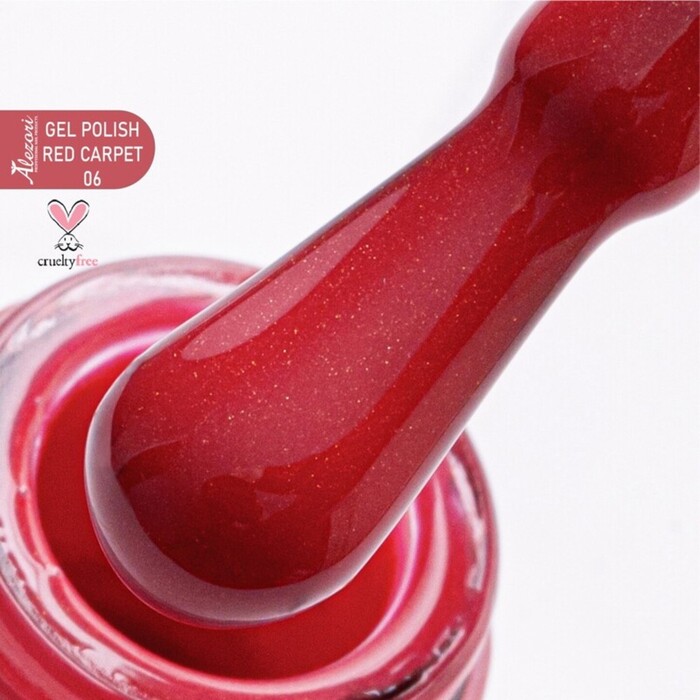 Alezori Gel Polish Red Carpet 06 (No 511 Shimmer)   15ml