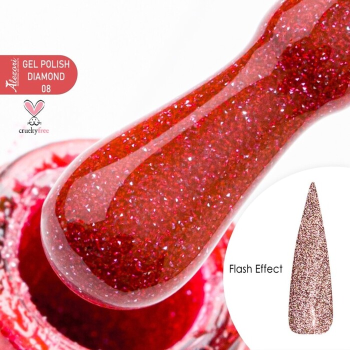 Alezori Gel Polish Diamond D08   15ml 