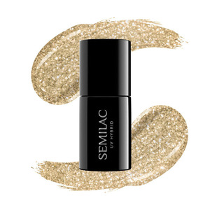 Semilac Ημιμόνιμο Βερνίκι 037 Gold Disco 7ml