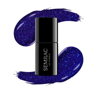 Semilac Uv Hybrid 087 Glitter Indigo 7ml