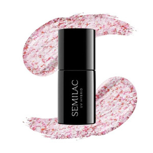 Semilac Ημιμόνιμο Βερνίκι 295 Peach Pink Shimmer 7ml