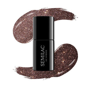 Semilac Ημιμόνιμο Βερνίκι Magnetic Glow Cat Eye 333 Shine Brown 7ml