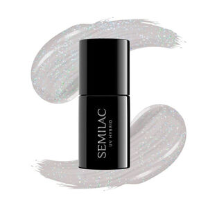 Semilac Ημιμόνιμο Βερνίκι 338 Cozy Gray Shimmer 7ml