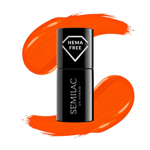 Semilac Ημιμόνιμο Βερνίκι 446 Yolo Orange 7ml