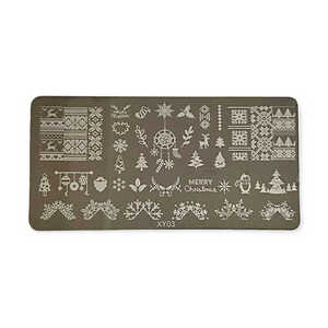 UpLac Metal Stamping Plate # XY-03 Christmas