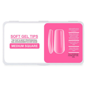 UpLac Gelly Tips Soft 240 pcs Square Medium