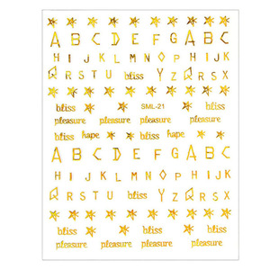 UpLac 3D Sticker Metallic Gold 21