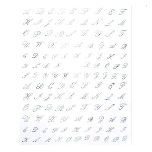 UpLac 3D Sticker Metallic Silver 63