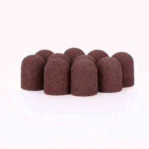 UpLac Pedicure Sanding Caps 7mm 120 Grit 10 pcs Bag