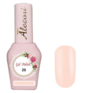 Alezori Gel Polish No 20 15ml ΡΟΖ NUDE ΜΕ ΨΙΛΟ SHIMMER