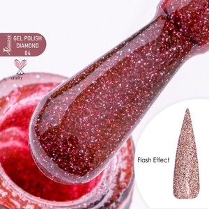 Alezori Gel Polish Diamond D04   15ml 