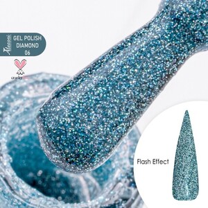 Alezori Gel Polish Diamond D06   15ml 